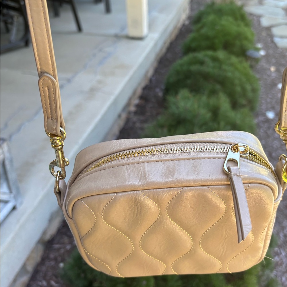 Universal Thread Nude Quilted Crossbody Bag